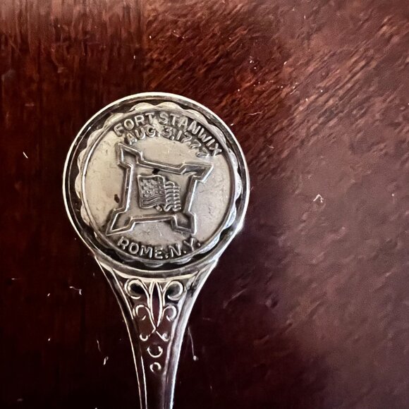 Fort Stanwix Rome N.Y. Collectible Souvenir Spoon  Vintage - Picture 2 of 4